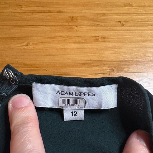 Adam Lippes- Elegant Dark Green Wide Leg Jumpsuit. Size 12 - Picture 7 of 15